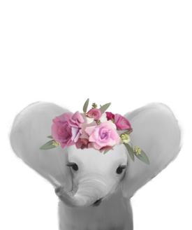 Floral Elephant
