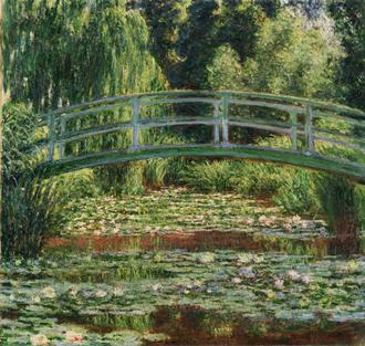 The Japanese Foot bridge and the Water Lily Pool, Giverny (수련과 다리) 
