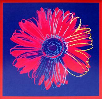 Daisy, C.1982 (Blue & Red)