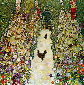 Garden with Roosters (닭들이 있는 정원)