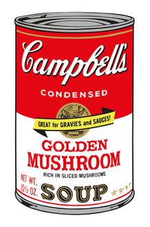 Campbell 'S Soup Ⅱ_Golden Mushroom
