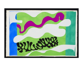 The Lagoon Plate XVIII from the Illustrated Book Jazz 1947