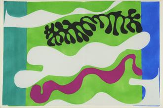 The Lagoon Plate XVIII from the Illustrated Book Jazz 1947