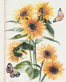 Autumn Sunflowers I