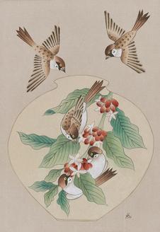 달항아리_친구 (참새)