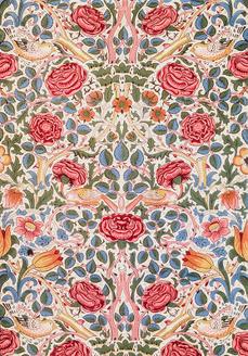 Rose Furnishing Fabric, 1883