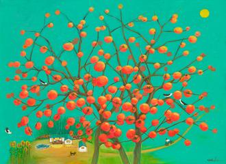 집으로 가는 길_홍시