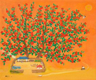 집으로 가는 길_사과나무