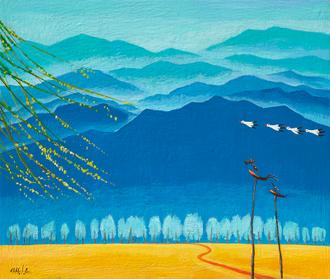 집으로 가는 길_푸른 산