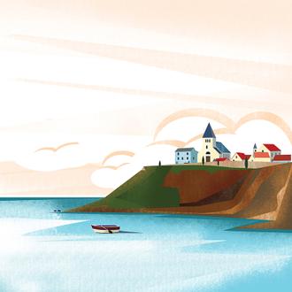 Illustrated Italian Landscape Ⅶ