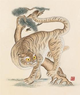 호작도 (까치와 호랑이)