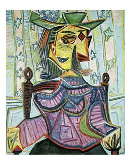 Seated Portrait of Dora Maar