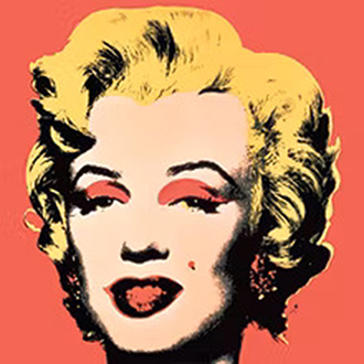 Marilyn, 1967 (On Red Ground)