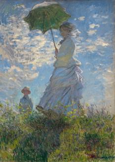 Woman with A Parasol-Madame Monet and Her Son (파라솔을 든 여인)