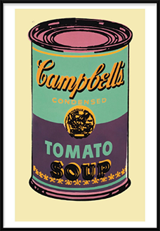 Campbell'S Soup Can, 1965 (Green & Purple)