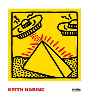 Untitled, 1984 (pyramid with UFOs)