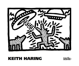 Untitled, 1982 (dogs with UFOs)