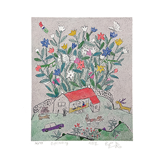 제주생활의 중도 Gray Sky