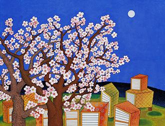 달빛 아래 매화마을