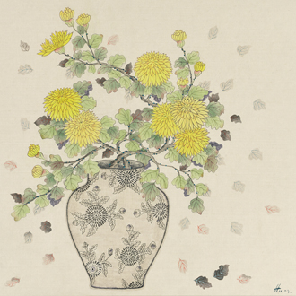 달항아리_봄의 정원 II