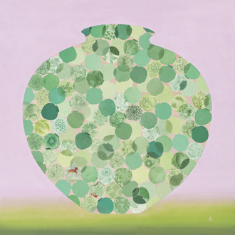 달항아리_봄의 새싹