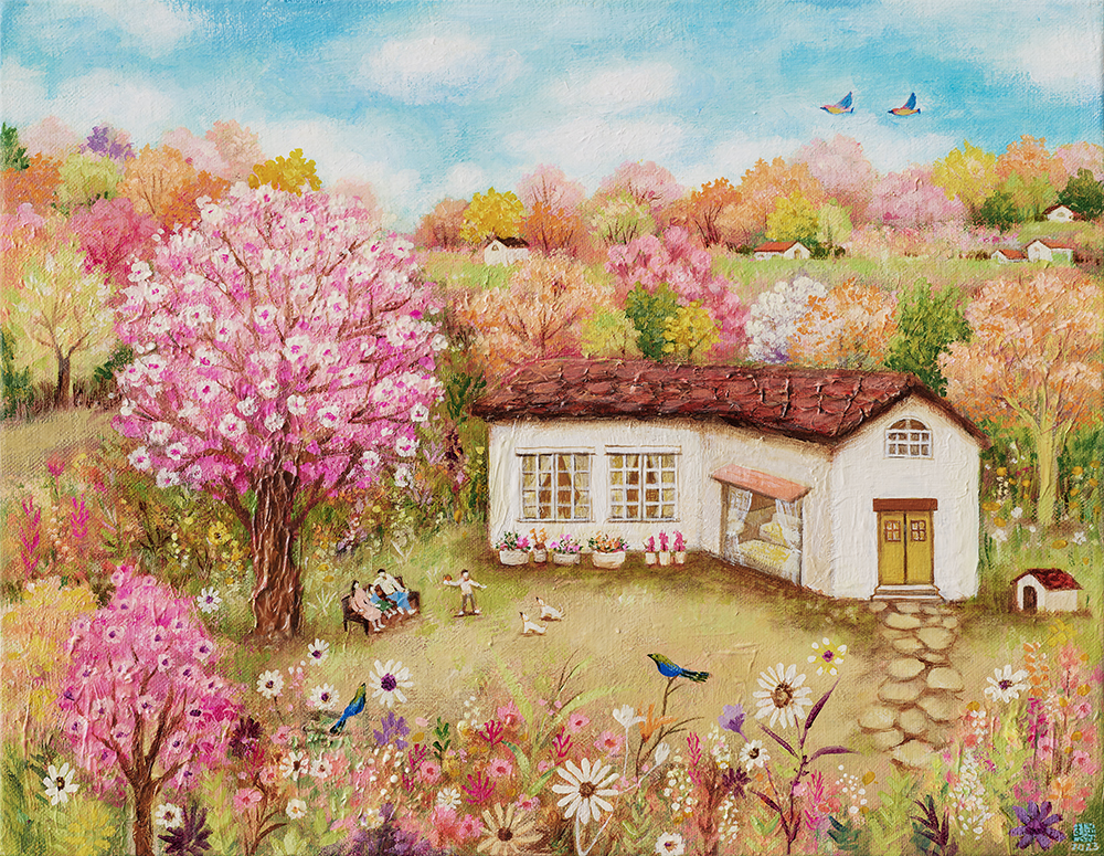 봄빛 가득한 집