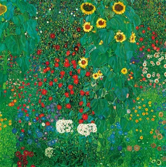 Country Garden with Sunflowers (해바라기가 있는 정원)