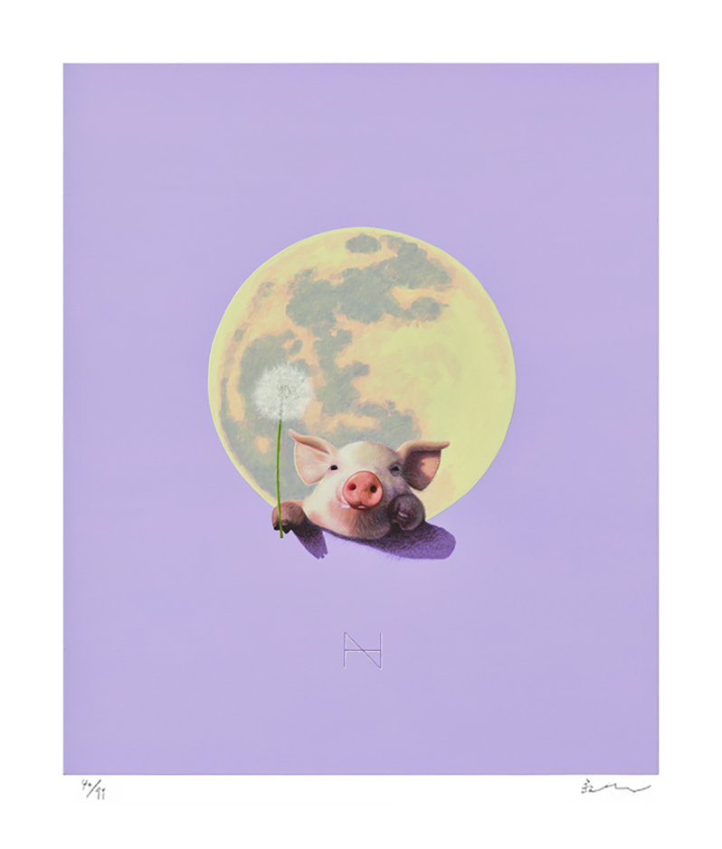 Olivia in the Full Moon (Lilac)