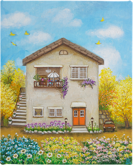 피아노가 있는 이층집