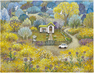 함께 창밖을 바라본다