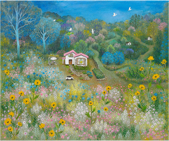 꽃들도 포근하게 피어난다