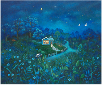 밤에도 빛나는 집