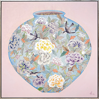 달항아리 평안한 밤