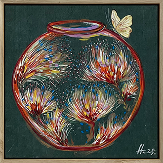 달항아리 여름 (상사화)