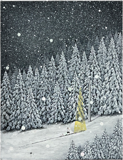 눈을 굴리는 아이