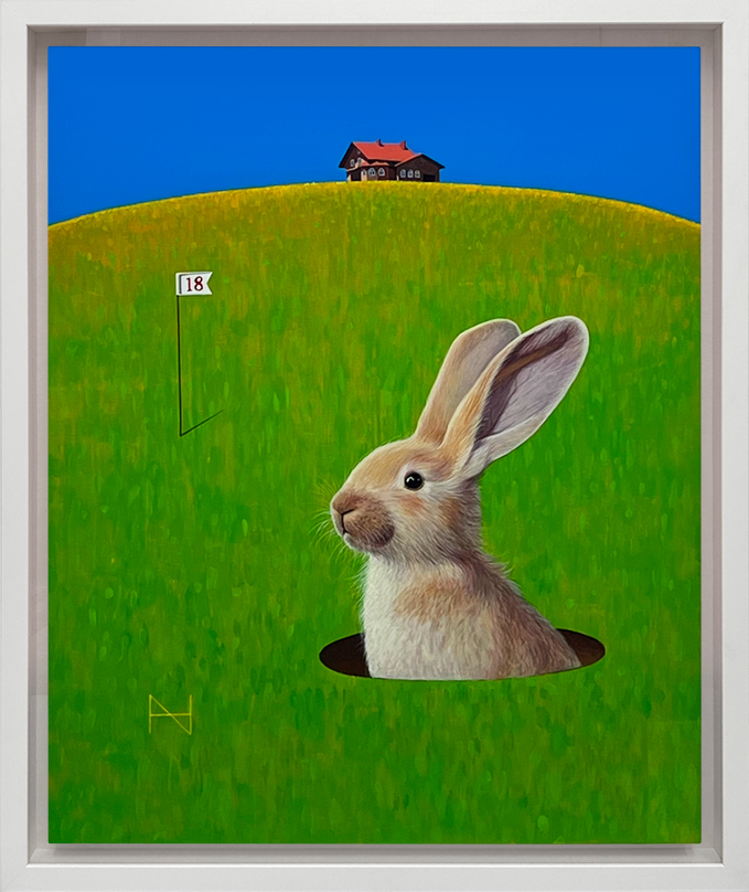 Rabbit into the Hole (Green Field)