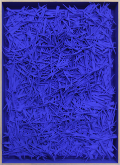 공간의 재구성 (블루빛 조각들)