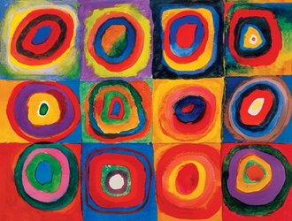 Color Study of Squares