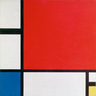 Composition II in Red, Blue, and Yellow