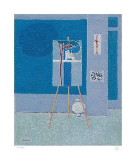 달밤의 화실 1958