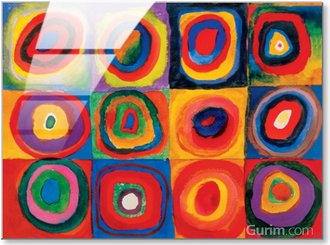 Color Study Of Squares