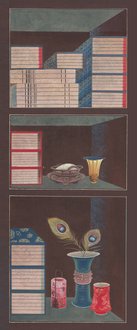 책가도 8폭 (우) 2