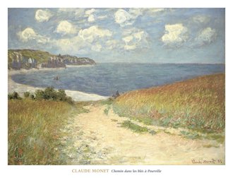 Chemin dans les bles a Pourville, 1882